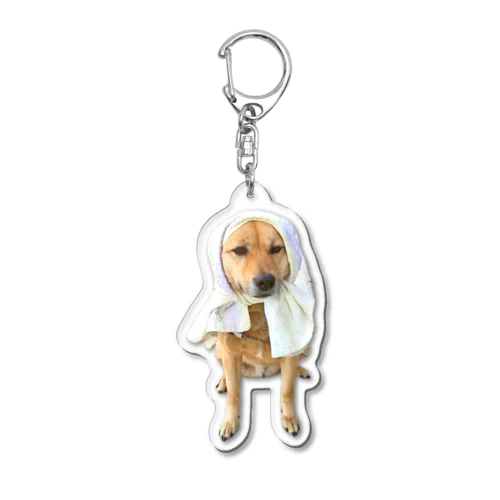 伝説のほっかむり犬 Acrylic Key Chain