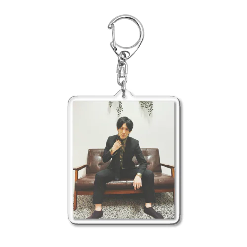 ことが起きるぜ！ＴＩＥ緩め Acrylic Key Chain