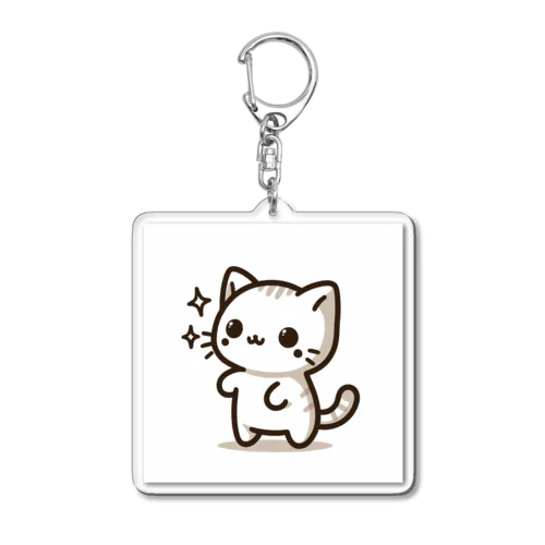 可愛いねこちゃん Acrylic Key Chain