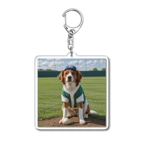 犬野球 Acrylic Key Chain