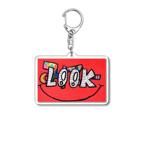 LOOK Acrylic Key Chain