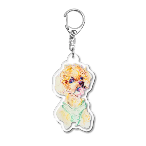 トイプードル Acrylic Key Chain