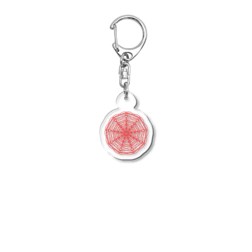 Spider Lace Acrylic Key Chain