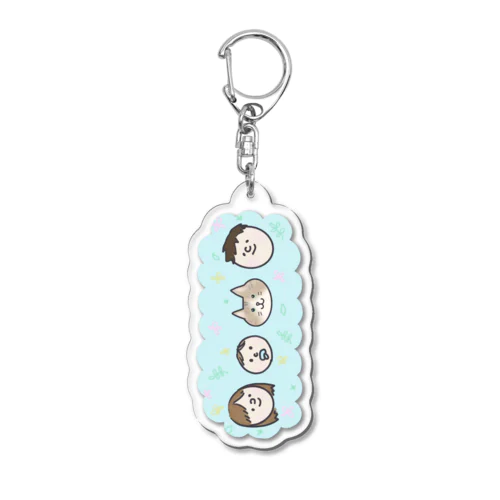 くもとねこと Acrylic Key Chain