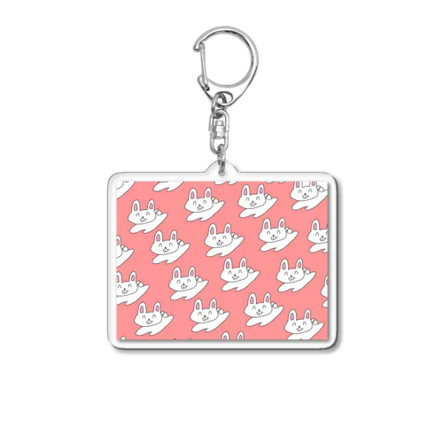 ゆかいなうさぎ Acrylic Key Chain