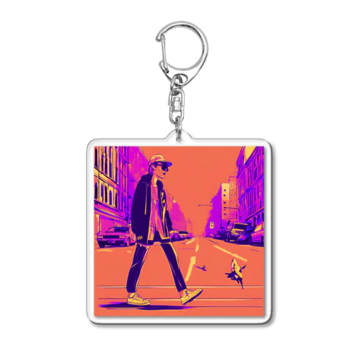 Slick Acrylic Key Chain