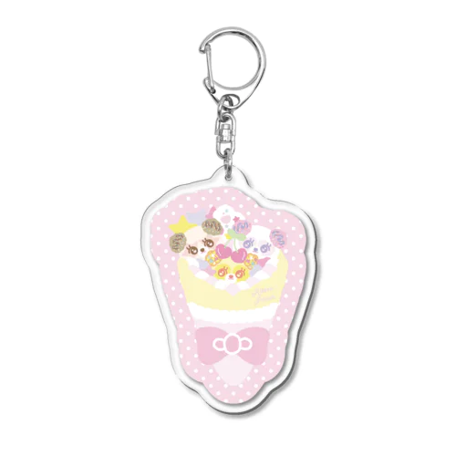 ぱんだクレープ Acrylic Key Chain