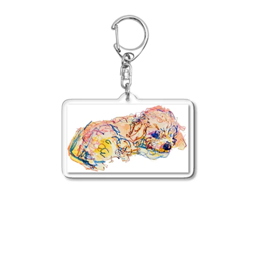 トイプードル Acrylic Key Chain