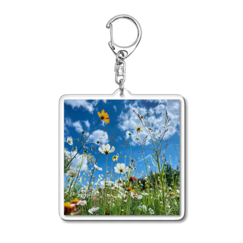 色々な草花 Acrylic Key Chain