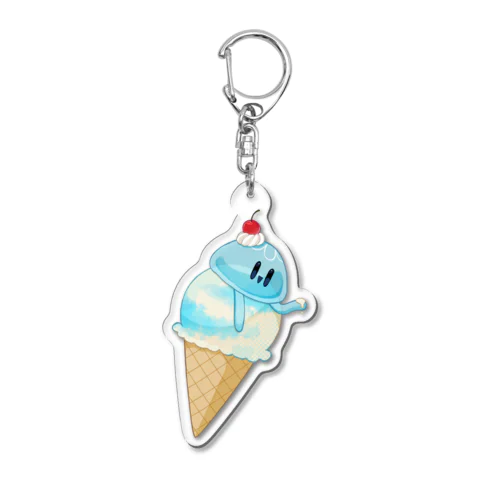 ひんやりくらげ Acrylic Key Chain