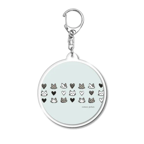 ねこつながり Acrylic Key Chain