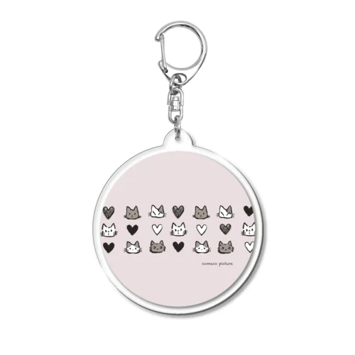 ねこつながり Acrylic Key Chain