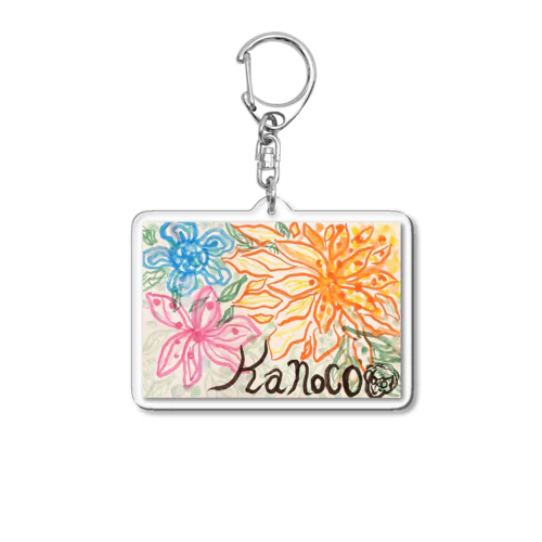 flowerドットsisters Acrylic Key Chain