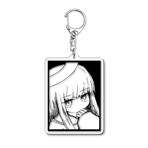 ずれてるちゃん2024ver.wht Acrylic Key Chain