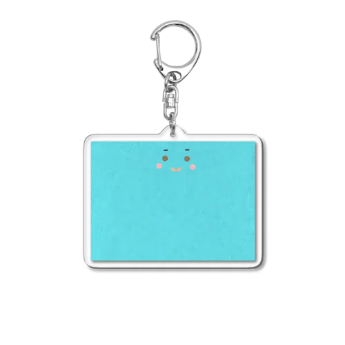 A smile of happiness Acrylic Key Chain