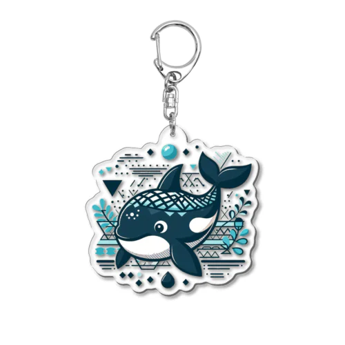 魚虎クン Acrylic Key Chain