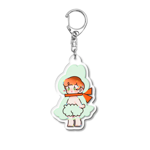 もこもこパンツ Acrylic Key Chain