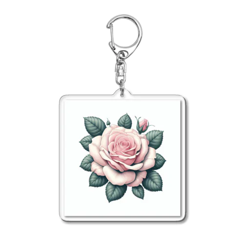 一本の強い薔薇 Acrylic Key Chain