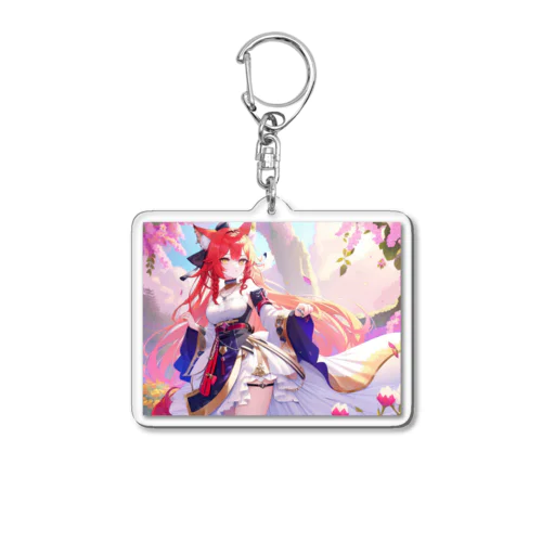 狐界のプリンセスコクア Acrylic Key Chain