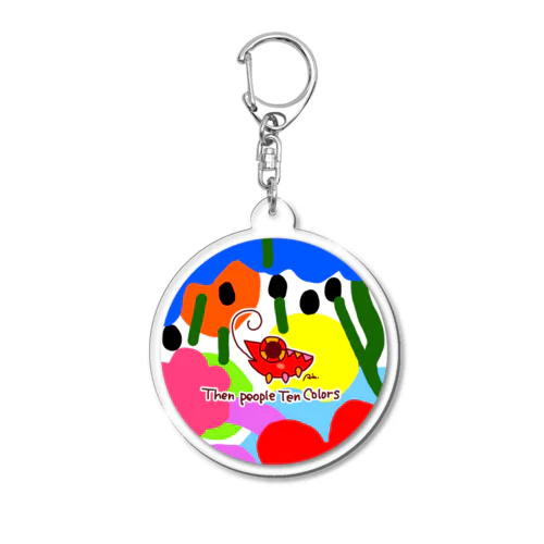 十人十色 Acrylic Key Chain