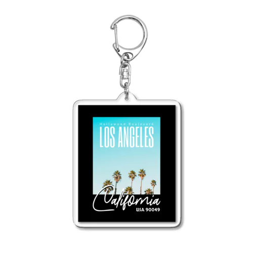 青空ハリウッドブルーバードUSA Acrylic Key Chain