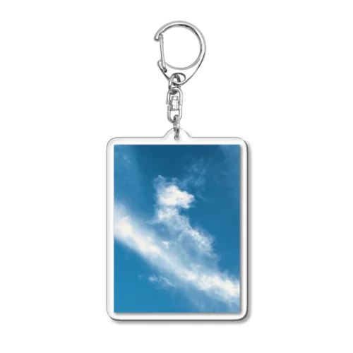 Climbing the clouds Acrylic Key Chain