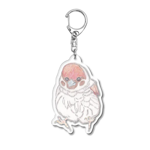ちゅん太郎 - 飛翔 - Acrylic Key Chain