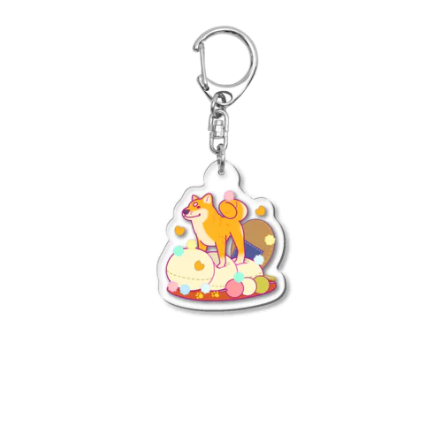 ふかふか Acrylic Key Chain