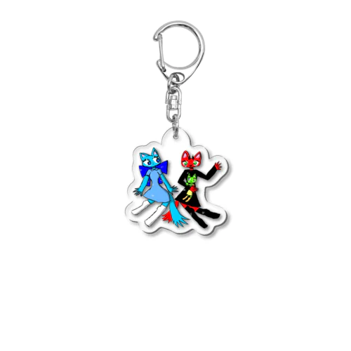 雨音花梨クローバー Acrylic Key Chain