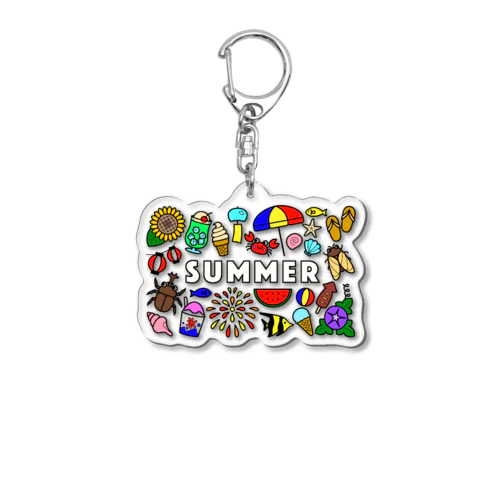 GO！GO！SUMMER！ Acrylic Key Chain