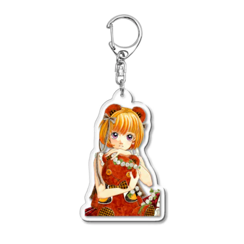 ひっつみちゃん6000人記念グッズ〈feat.Reika〉 Acrylic Key Chain