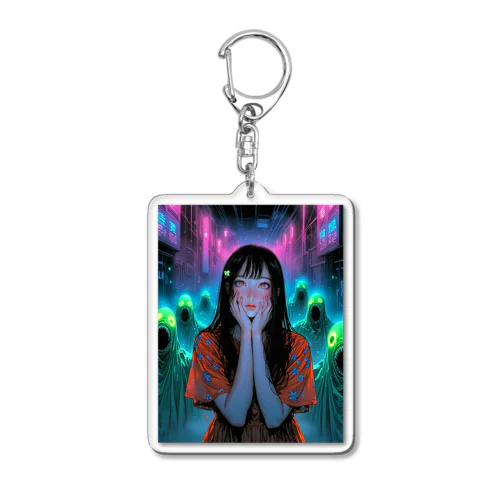 「異次元の視線」ホラースタイルアイテム Acrylic Key Chain