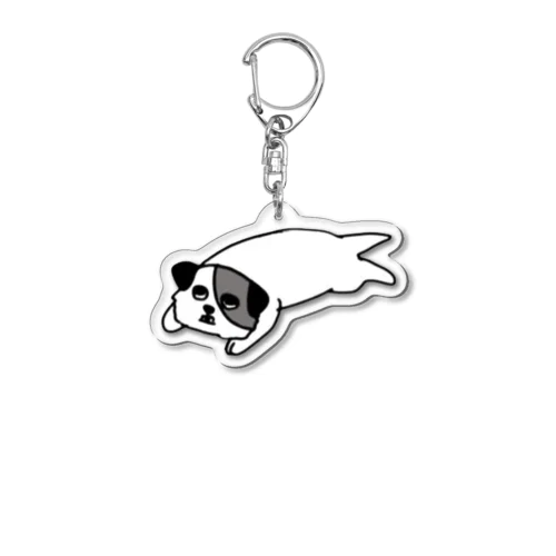 しゃくれ犬ポコ Acrylic Key Chain