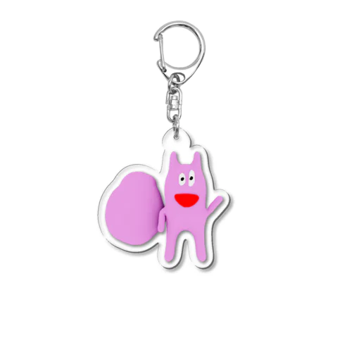 リス3D Acrylic Key Chain