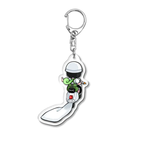 昭和事件史ずんだもん（3億円事件ver） Acrylic Key Chain