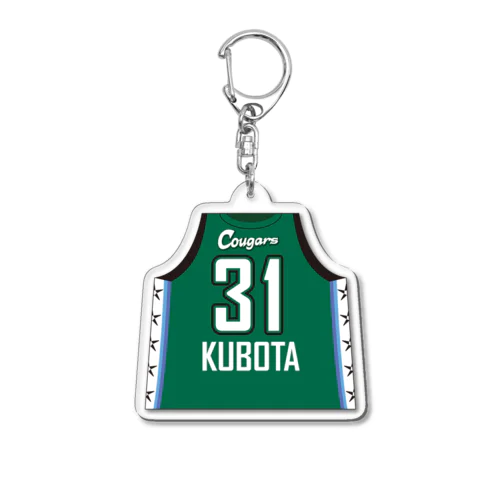 #31 窪田 真優：アクリルキーホルダー（ユニフォーム） Acrylic Key Chain