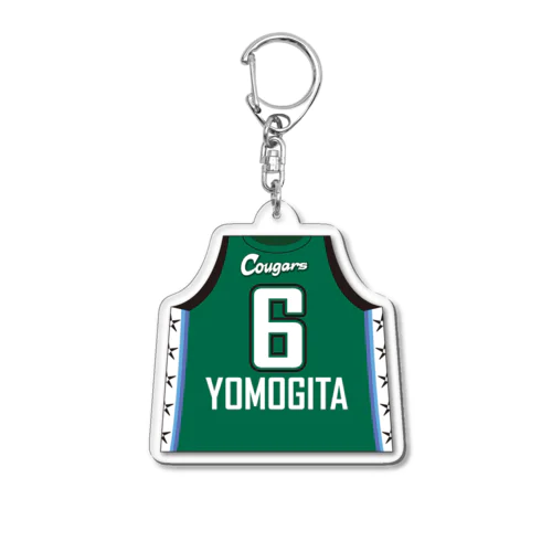 #06 蓬田 麻友：アクリルキーホルダー（ユニフォーム） Acrylic Key Chain