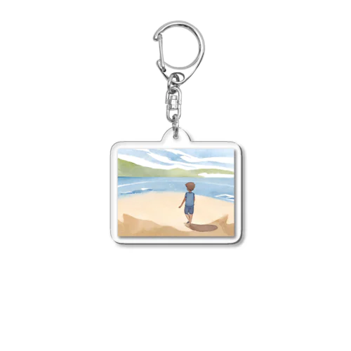 夏の少年 Acrylic Key Chain