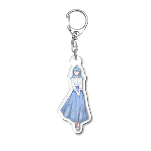 雫月つゆ　立ち絵 Acrylic Key Chain