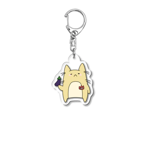 ルフキツネ-ナスビ Acrylic Key Chain