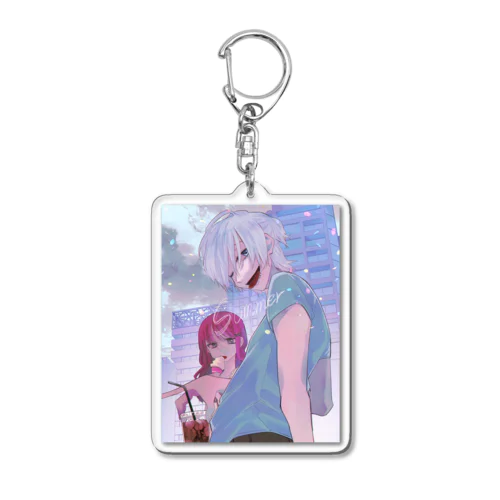 夏ぱりぴ Acrylic Key Chain