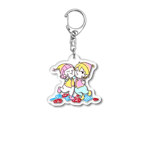 むぎゅっと Acrylic Key Chain