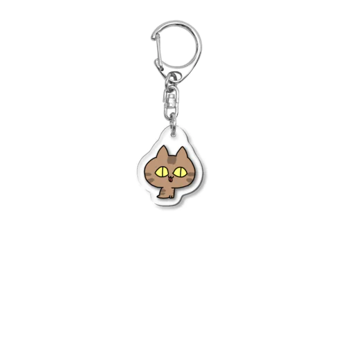 表情豊かなネコちゃん Acrylic Key Chain