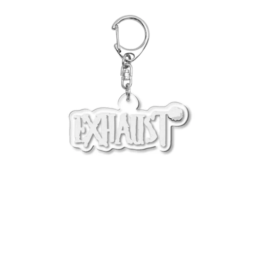 EXHAUST(英字＋１シリーズ) Acrylic Key Chain