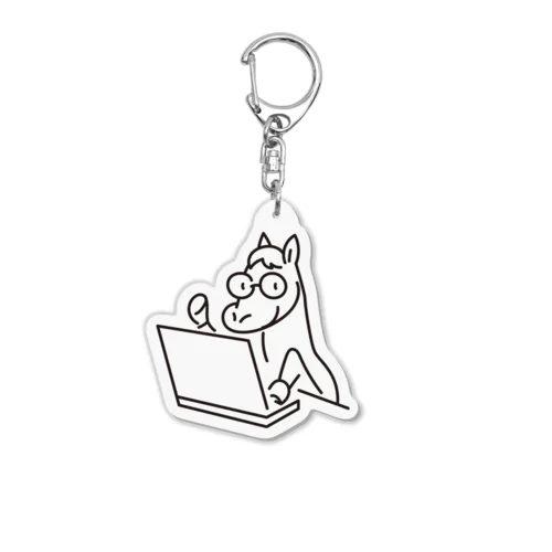 競馬を楽しむアクキー Acrylic Key Chain