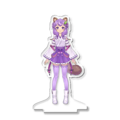 🍃びびぽん🦝💜　アクリルスタンド アクリルスタンド