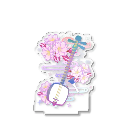 三味線 -雪月花- 【桜】 Acrylic Stand