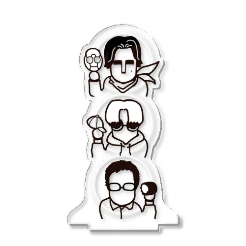 ３人の個性だんご Acrylic Stand