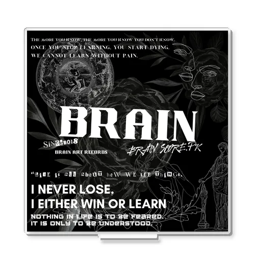 BRAIN ART RECORDS 2023 A/W WEB SHOP limited Product アクリルスタンド