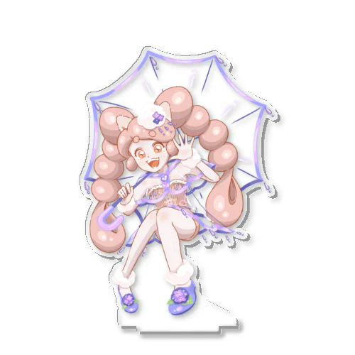 【復刻】幼女お嬢様_mini inu Enjoy rainy Acrylic Stand